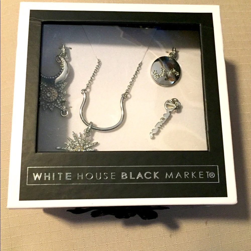 WHBM Necklace with Pendants Gift Set New